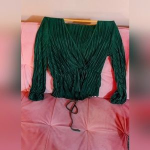 Matching Zara pleated two piece